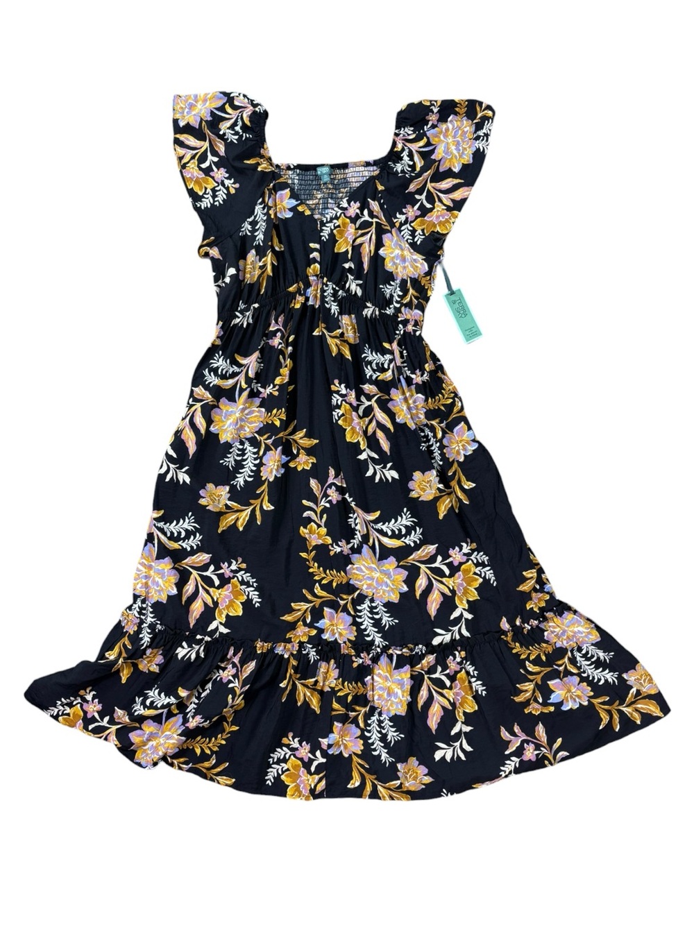 NWT Terra & Sky floral boho midi dress size 0X